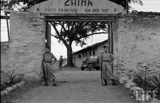 Đồn biên thùy CHIMA, Lạng Sơn, 1950.
