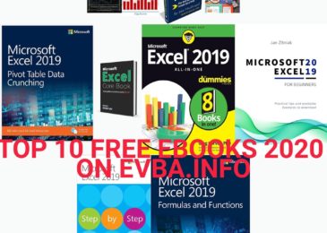 TOP 10 BEST EBOOKS EXCEL 2019 FREE DOWNLOAD ON EVBA.INFO 2020