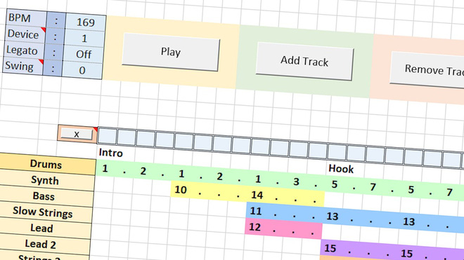 Giờ đây, bạn đã có thể làm nhạc trên Excel như trên các phần mềm làm nhạc chuyên nghiệp - Ảnh 4.