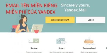 Cách tạo email tên miền riêng miễn phí với Yandex