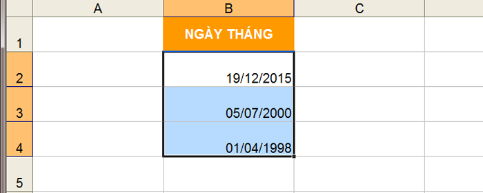 Hướng dẫn sửa ngày tháng bị đảo lộn trong Excel