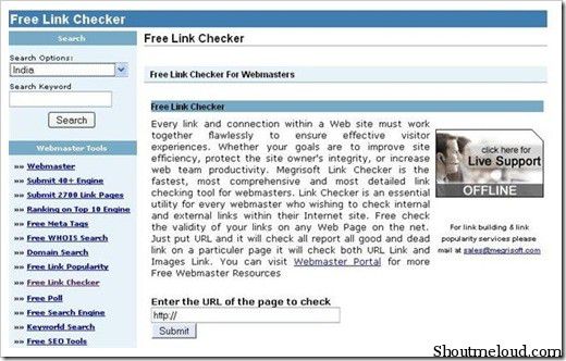 Freelinkchecker 5 Free Broken Link Checker Websites