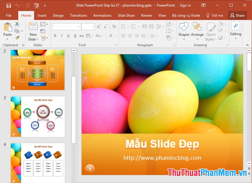 Mẫu Slide đẹp số 19