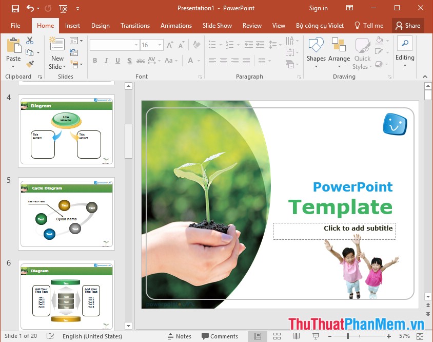 Mẫu Slide đẹp số 1