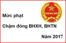 Lãi suất phạt chậm đóng bảo hiểm xã hội năm 2017 là 1,3166%/tháng